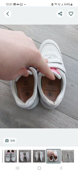 Pantofi din piele Pablosky 32