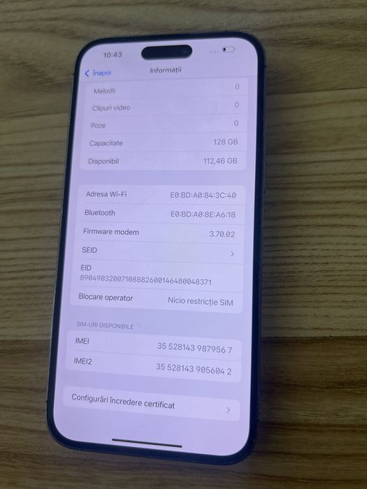 iPhone 14 PRO MAX de 128 GB