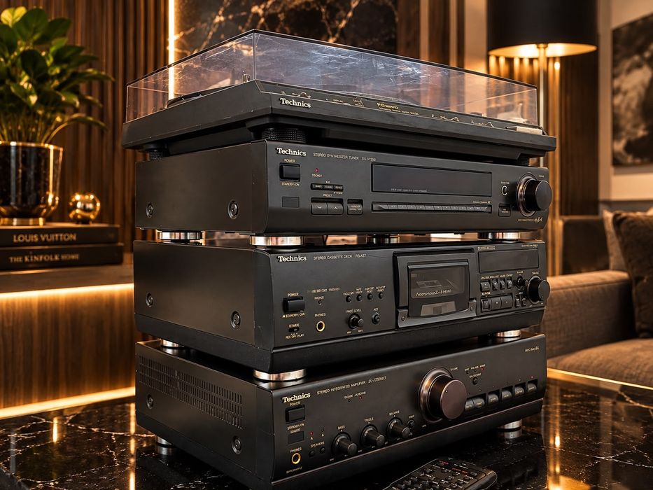 Linie Technics : Deck RS- AZ 7 ,  Amplifier A700MK3 +telecomanda , Tuner ST-GT 550 Pick up  SL-BD3
