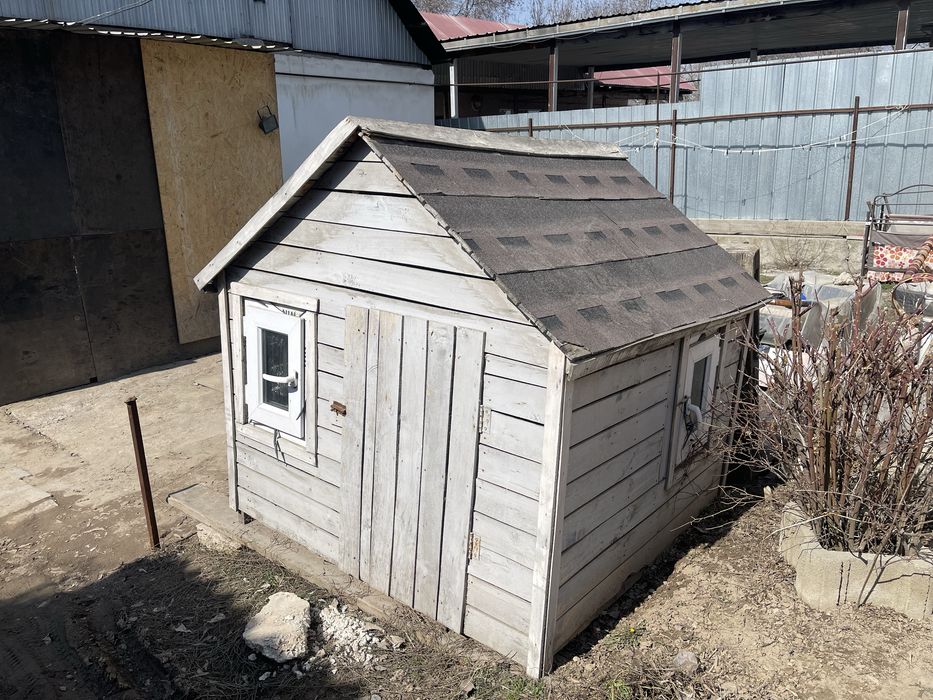 Собачья будка двухконмнатная