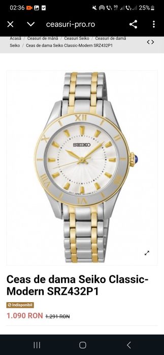 Ceas Mână Seiko Dama