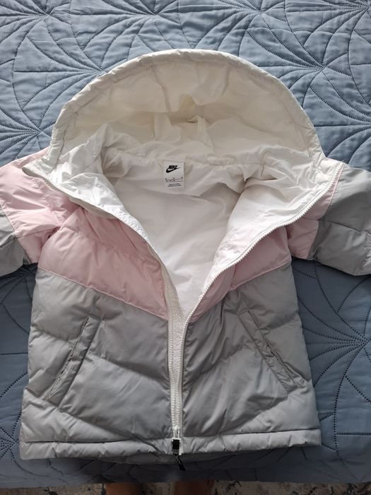 Geaca Nike fete alba