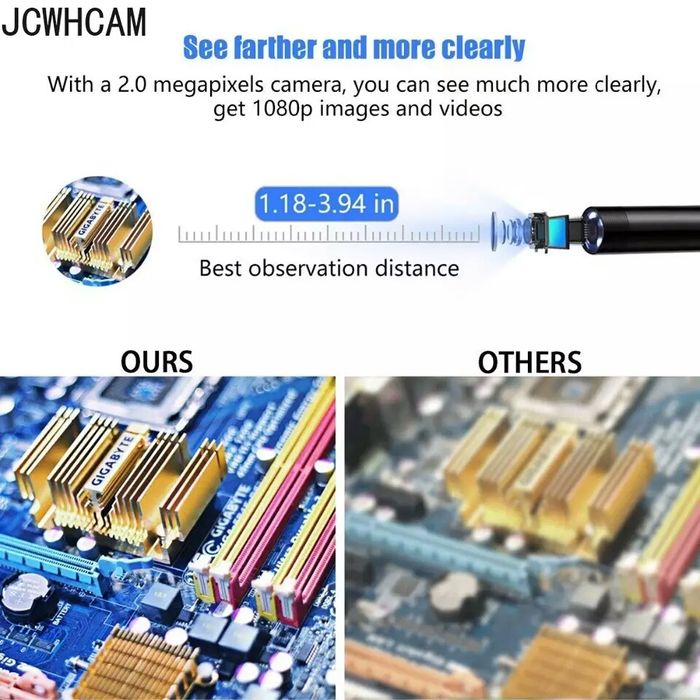 Эндоскоп портативный с Led подсветкой
