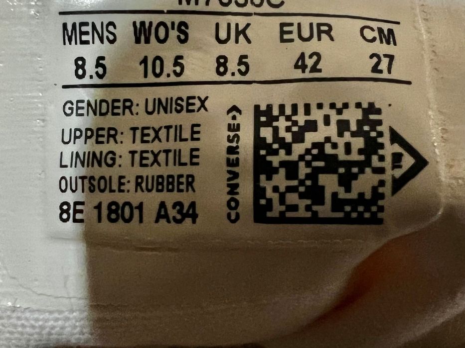 USA Tenisi Convers NOI , 42 M