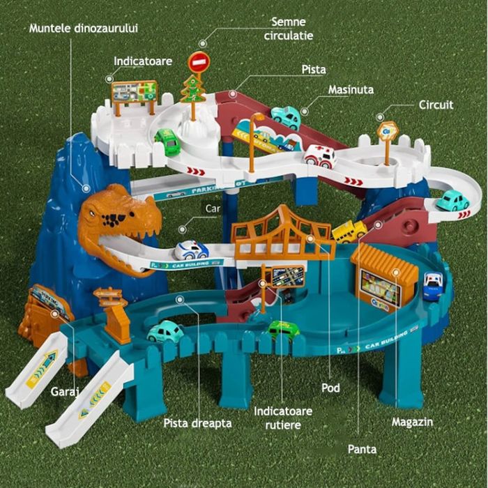 Интерактивна играчка тип състезателна писта със звуци