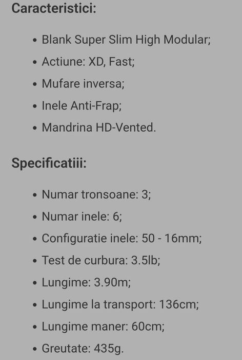 Lansete Prologic C 3.90 m.