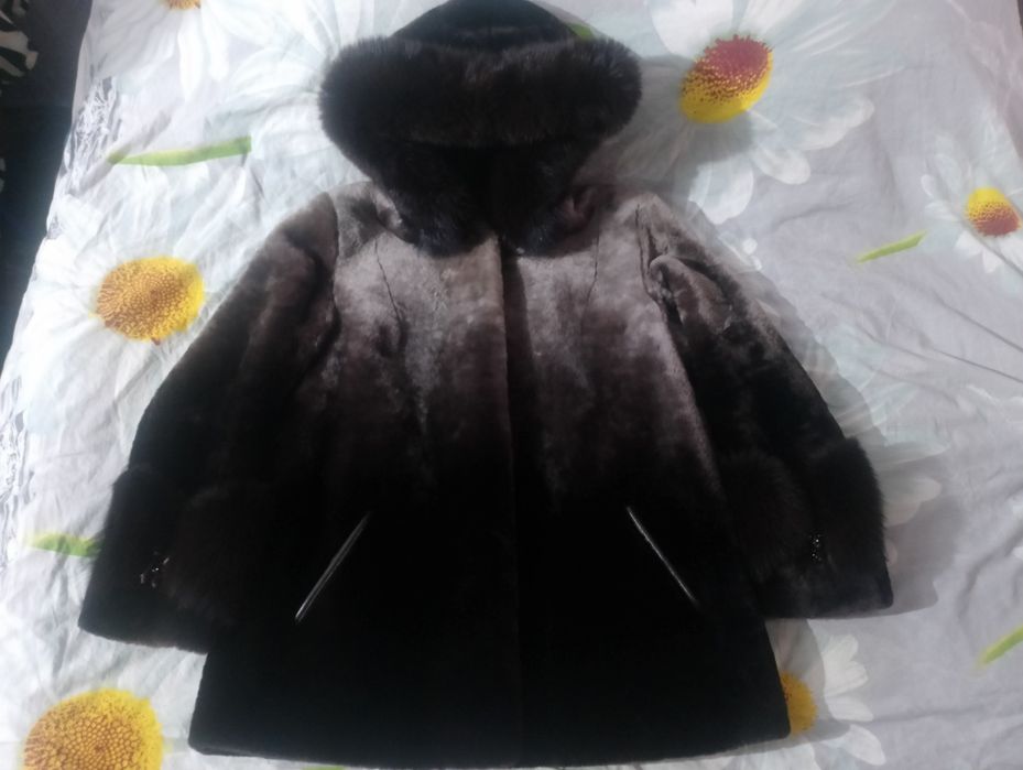 Новая шуба  мутоновая оригинал