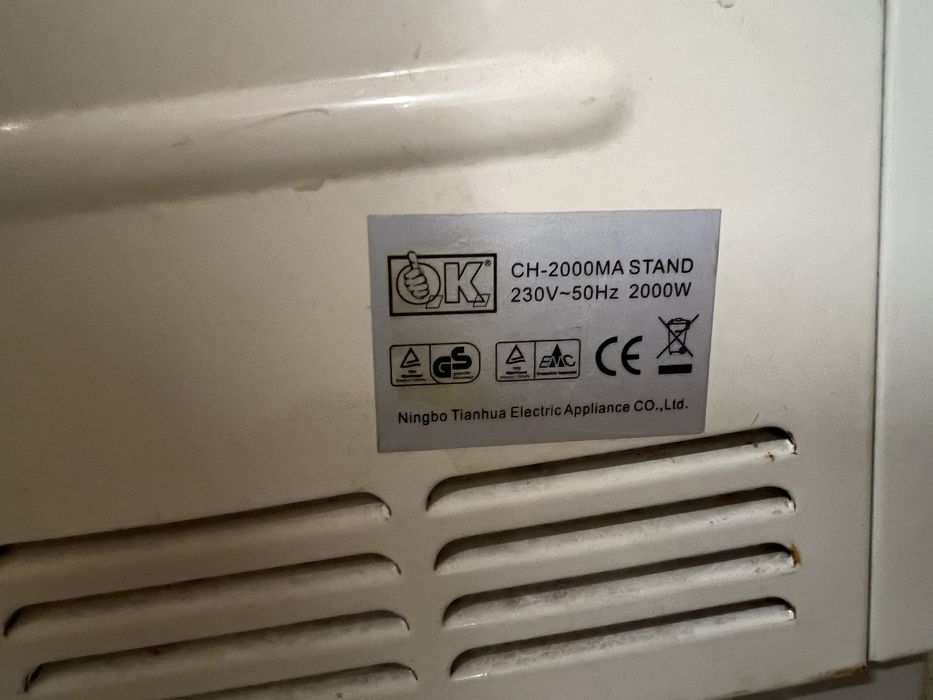 Convector electric incalzitor nichelina, termostat.