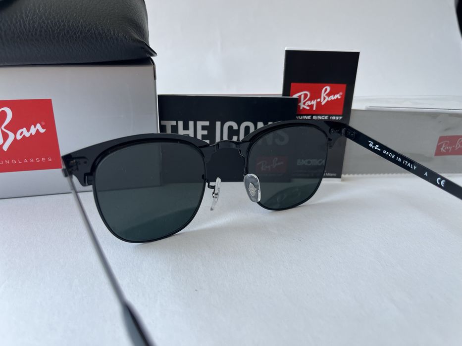 Ochelari de soare RAY BAN 3716 Clubmaster Metalici Noi