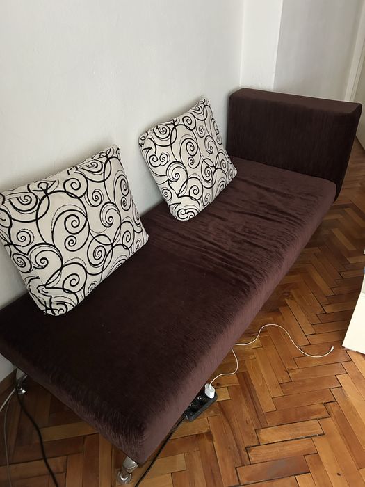 Голям разтегателен ъглов диван