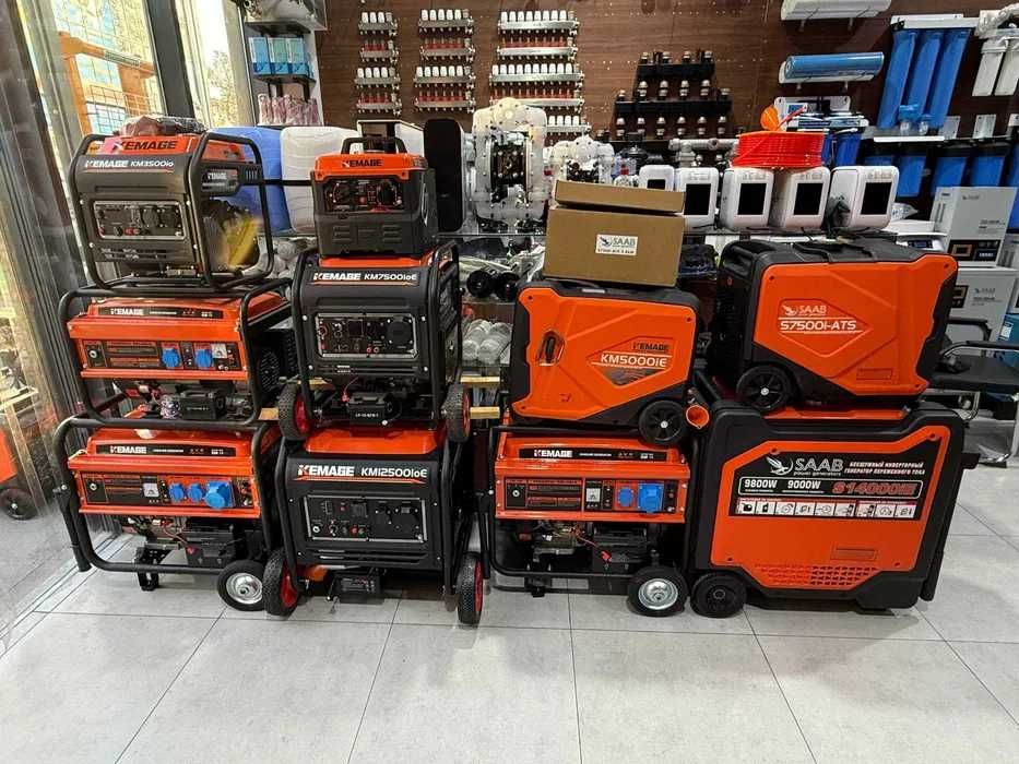 Генератор движок бесшумный инверторный и шумный generator dvijok optom