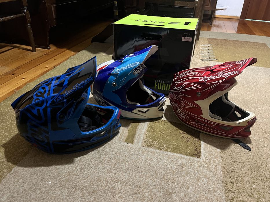Каски Troy Lee Designs D3 и Shot Furious