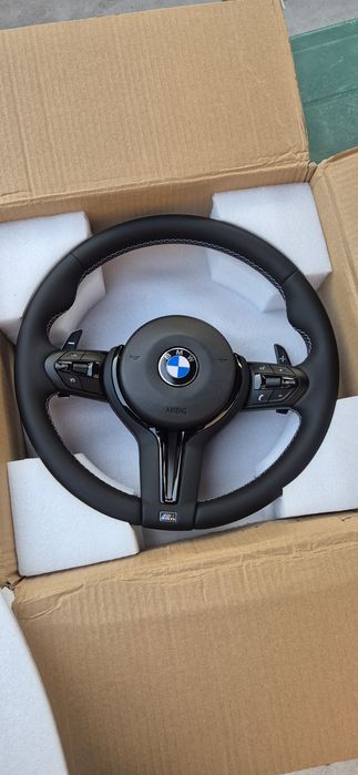 Volan nou bmw cu padele si airbag M f10,f30, f25, f11 f01,e90,e70,e71,