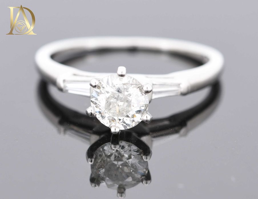 Винтидж Златен Пръстен с 0.63кт Естествени Диаманти