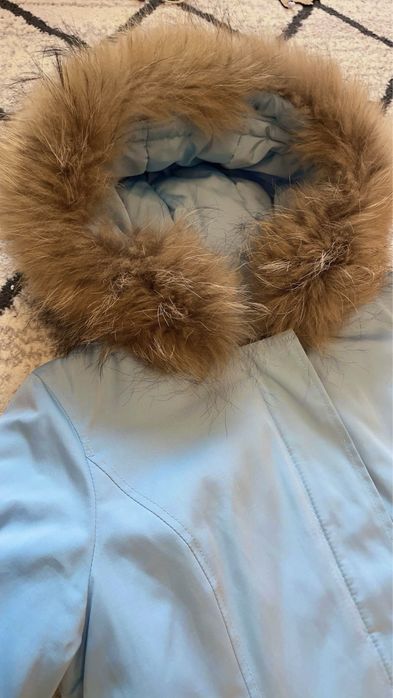 Geaca/parka Attentif Paris, blana naturala