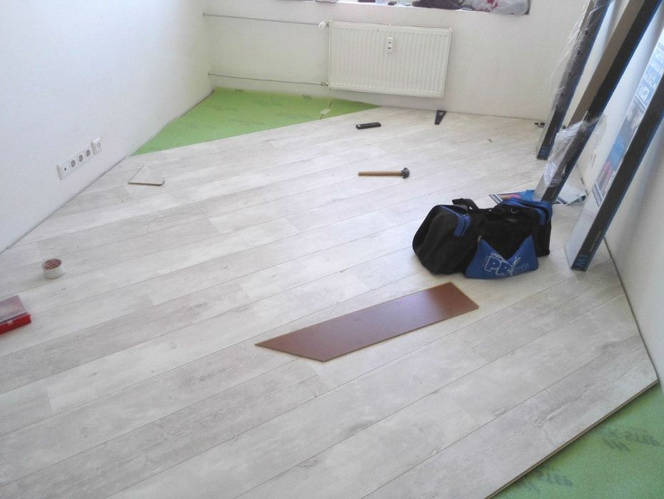 Укладка ламината,наливной пол!