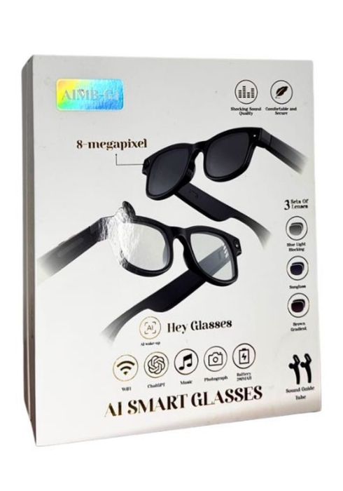 Смарт-очки SMART GLASSESS AIMB-01 черный