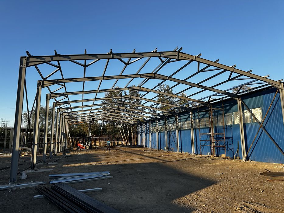 Hale meralice/ structuri metalice/ spatii comerciale/ garaje/ cafenele