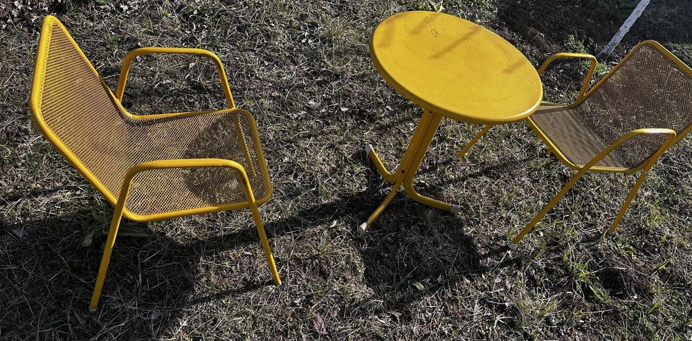 masa si 2 scaune emu made in italy midcentury