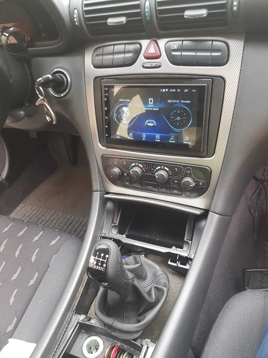 Navigatie GPS Android Mercedes C220 Waze YouTube Wifi Bluetooth US