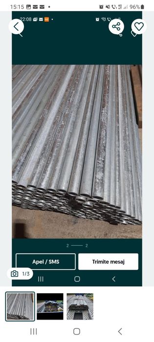 Tiava de schela pentru gard 30 lei m liniar