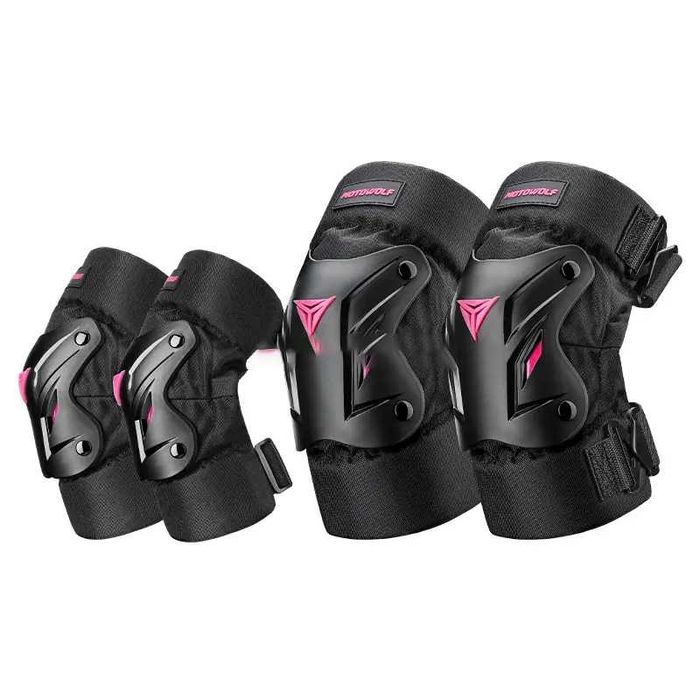 Set protectii moto genunchere si cotiere 4 piese PP Shell 600D oxford