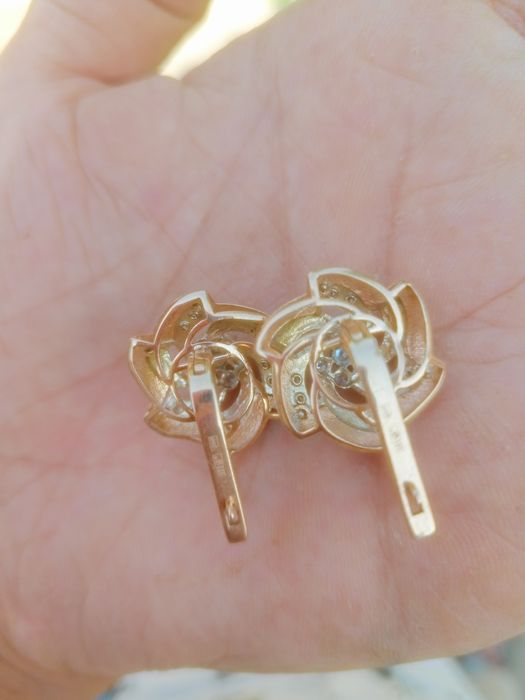 Тилла зира 585 ( золото серьги )