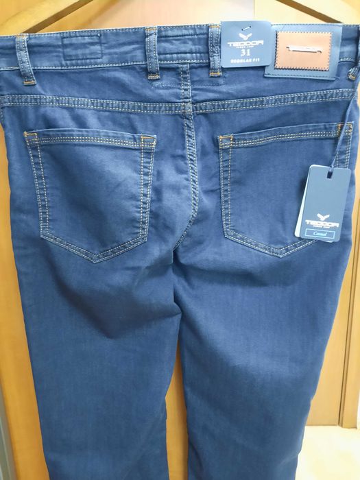 Дънки с лого ТЕОДОР