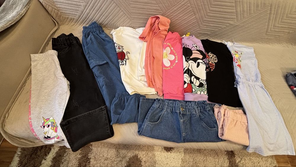 Пакет вещей для девочки р140-146