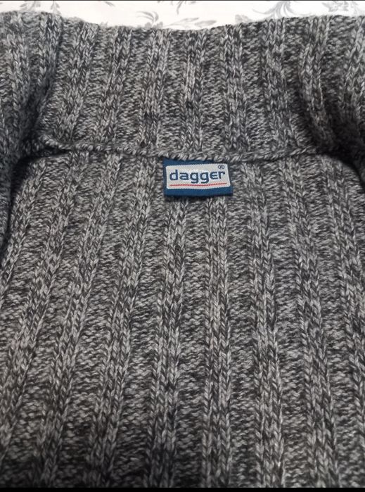 Pulover gros cu fermuar