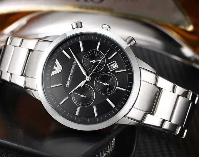 CEAS Armani Premium Black Chronograph Elegant -NOU 2026 !!
