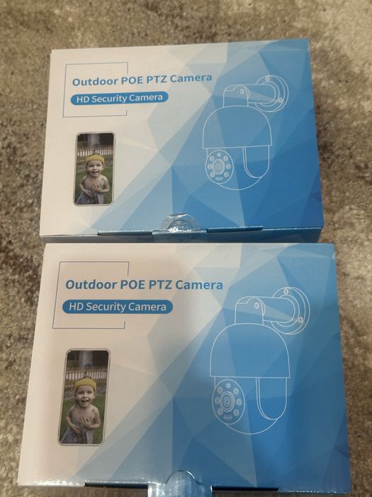 2 x Camere de supraveghere POE PTZ