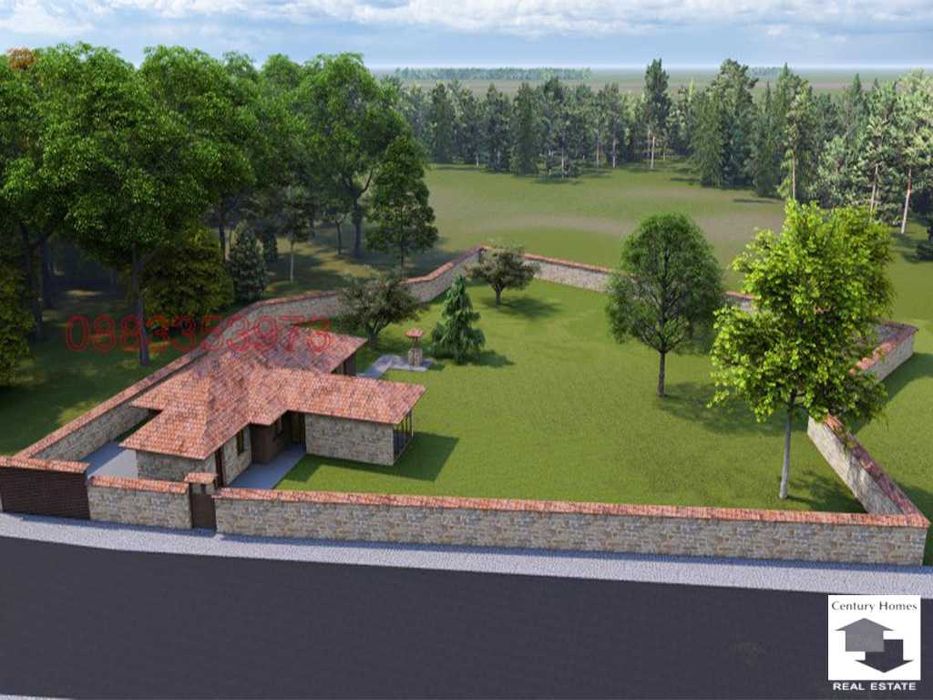 120336 Парцел с проект за едноетажна къща в с. Първомайци, В. Търново