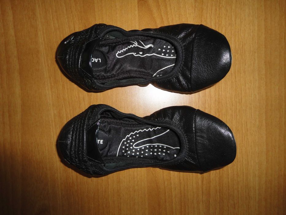 N37 Lacoste/естествена кожа/дамски балеринки