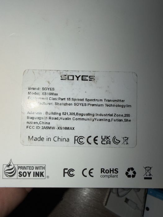 Telefon soyes xs 16 pro -pen