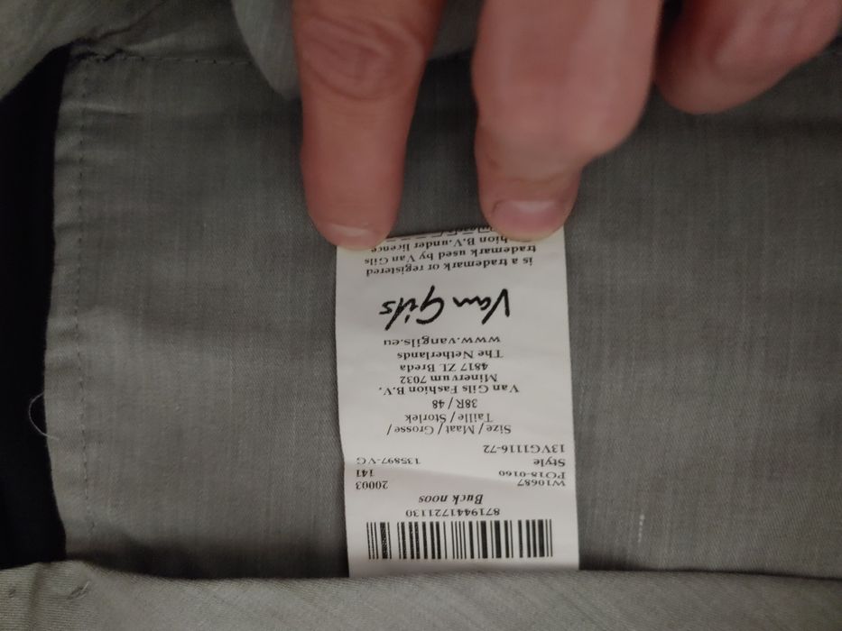 Pantaloni lux costum măsura M, Van Gils