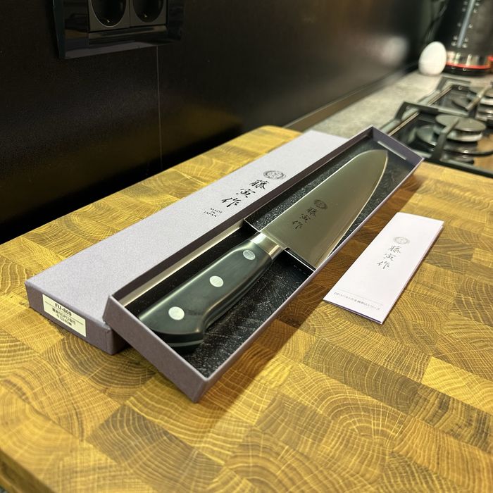 Cutit bucatar Fujitora Tojiro DP VG10 210 mm Gyuto japonez