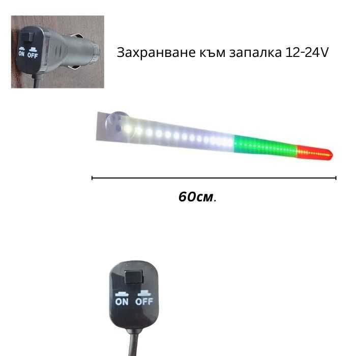 Диодна Led лента България 12V -24V / 60см и 90см два размера