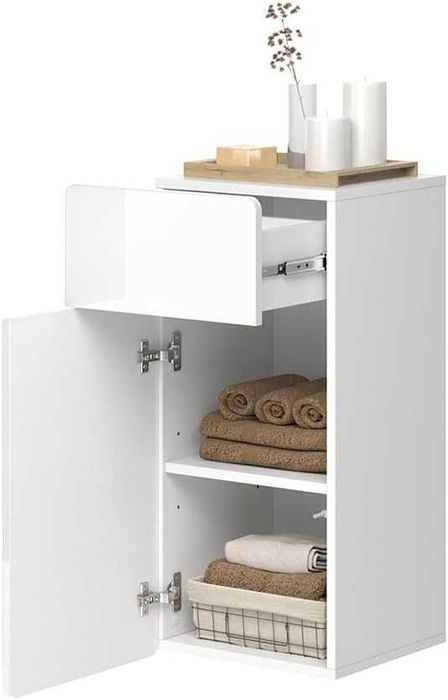 Шкаф Vicco Izan  36,6 x 76,6 см с чекмедже и врата