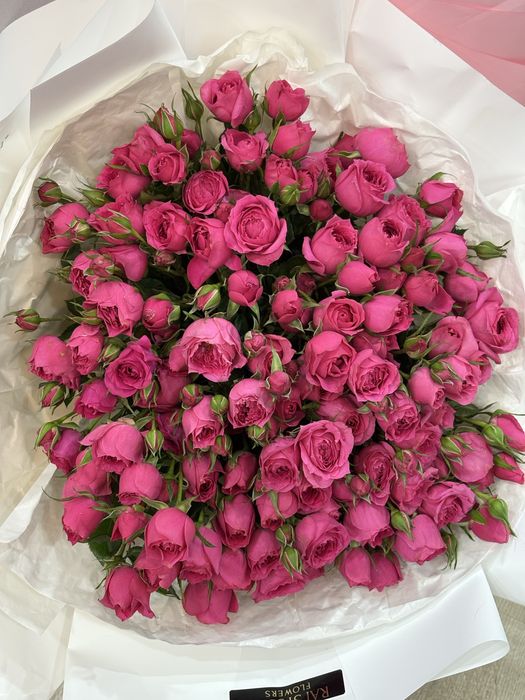 Цветы розы букет