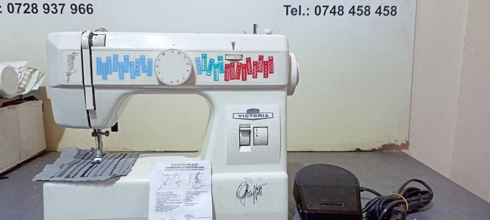 Masina de cusut Victoria Grafiti cu graifer metalic