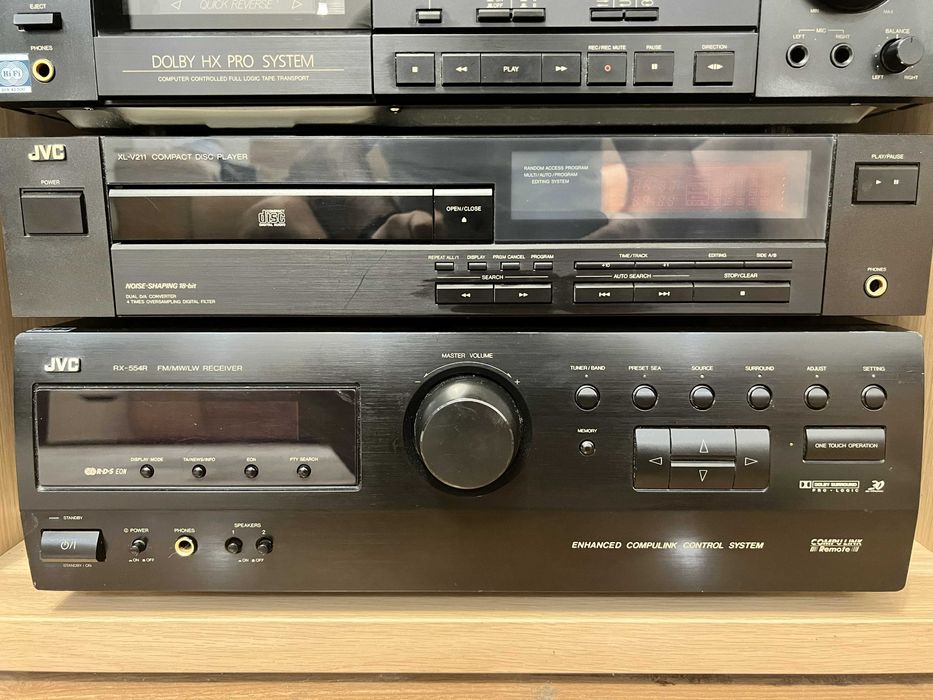 Amplificator Tuner JVC RX-554R – sunet clar, fiabilitate japoneză