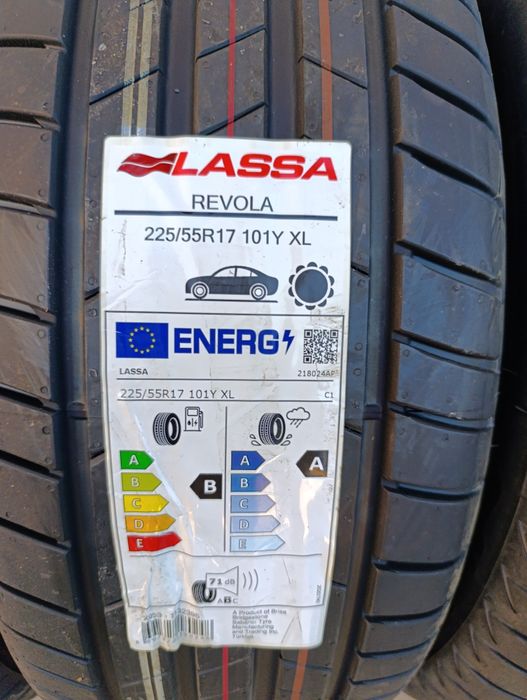 Нови летни гуми LASSA 225/55/17 Revola ,Нов Дот
