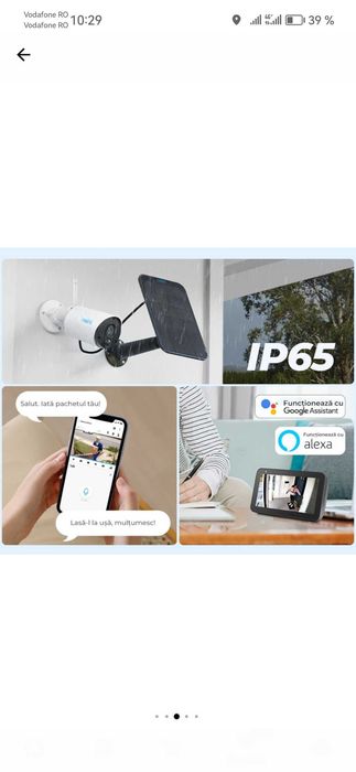 Kit camera de supraveghere wireless Wi-Fi Reolink.