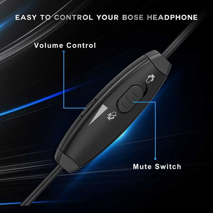 Set 2 bureti + Microfon NC Gaming/Office pentru casti Bose QC35 I / II