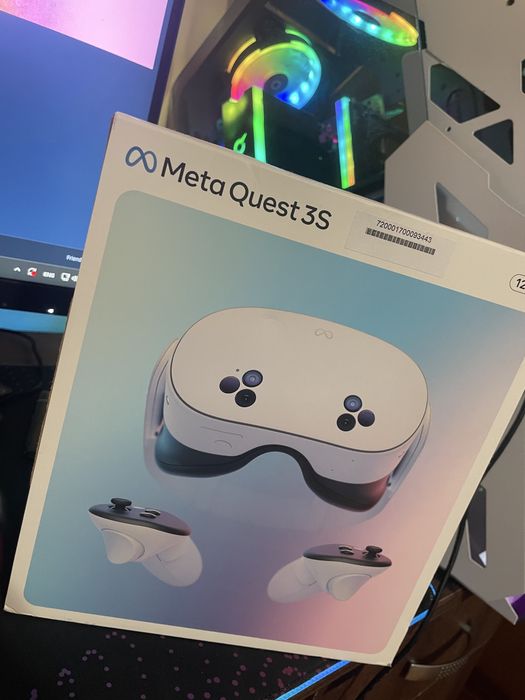 Ochelari VR Meta Quest 3S, 128 GB, Alb