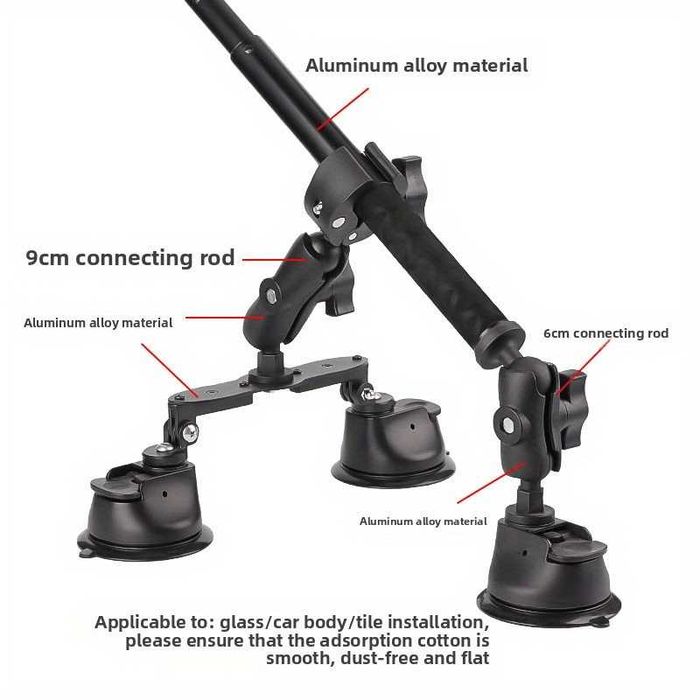 Риг за кола. Селфи стик Selfie Stick за кола. Osmo. Go pro. Insta 360.