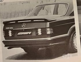 Спойлер Zender/Kamei Mercedes W 126 C126 Rear Boot Spoiler Оригинал