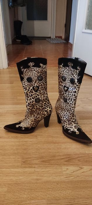 Cizme damă animal print