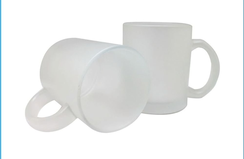 Сублимируема пясъкоструйна стъклена чаша